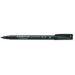 Staedtler 317 Lumocolor Marker Perm Med 1.0mm Black
