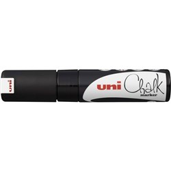 Uni Liquid Chalk Marker Chisel 8.0mm Black