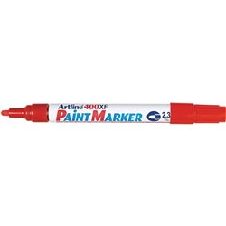 Artline 400Xf Paint Marker Medium Bullet 2.3mm Red