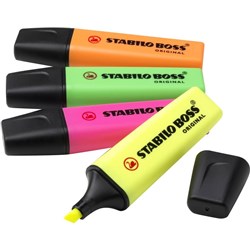 Stabilo Boss 70/4-1 Highlighters Assorted Wallet Of 4