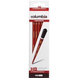 Columbia Copperplate Pencil Hexagon HB Pack Of 20
