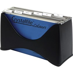 Crystalfile Desktop Filer Enviro Recycled Polypropylene Black