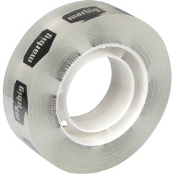 Marbig Office Tape 18mm x 33m Clear