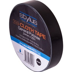 Stylus 399 Cloth Tape 24mm x 25m Black