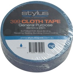 Stylus 399 Cloth Tape 36mm x 25m Blue