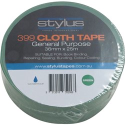 Stylus 399 Cloth Tape 36mm x 25m Green