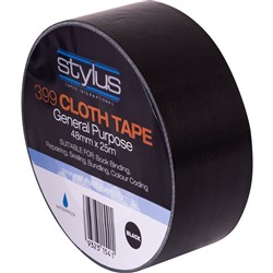 Stylus 399 Cloth Tape 48mm x 25m Black
