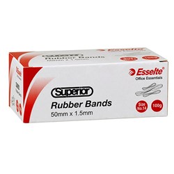 Esselte Rubber Bands Size 14 Box 100g