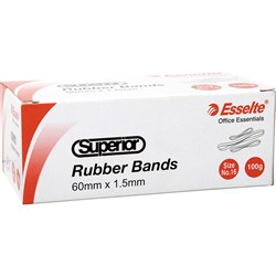 Esselte Rubber Bands Size 16 Box 100g