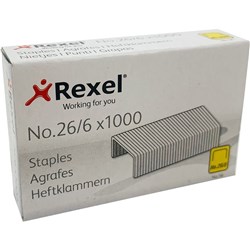 Rexel No.56 Staples 26/6 Box of 1000