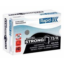 Rapid 73/8 Staples Heavy Duty Super Strong Box Of 5000