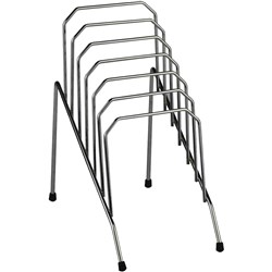 Italplast Step File Organiser Wire Small Chrome
