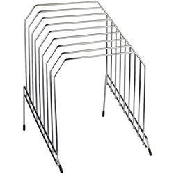 Italplast Step File Organiser Wire Large Chrome