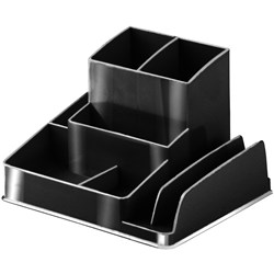 Italplast Greenr Desk Organiser Recycled Black