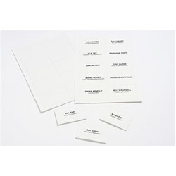 Rexel Convention Insert Cards For Name Badge ID Holder Box Of 250