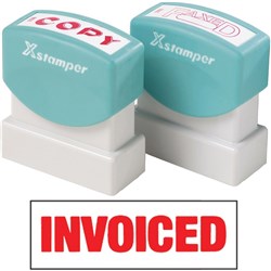 XStamper Stamp CX-BN 1532 Invoiced Red
