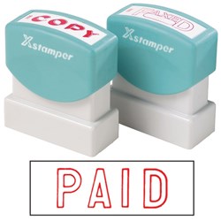 XStamper Stamp CX-BN 1005 Paid Red