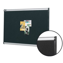 Quartet Prestige Bulletin Board 900x600mm Black Foam with Aluminium Frame