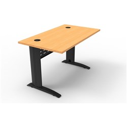 Rapid Span Straight Desk 1200 x 700 Beech & Black