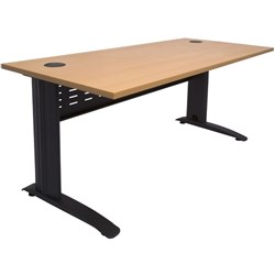 Rapid Span Straight Desk 1800 x 700 Beech & Black