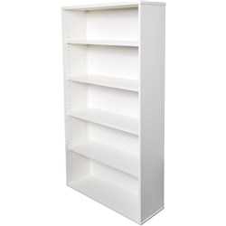 Rapid Span Bookcase 4 Shelf 1800H x 900W x 315mmD  All White