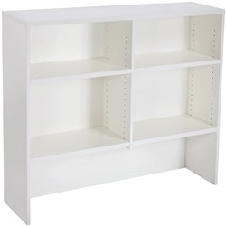 Rapid Span Overhead Hutch 4 Shelves 1200mmW All White