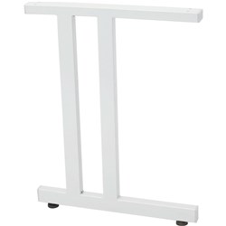 Rapid Screen Desk C Legs 705Hx550mmD Silver Pack of 2