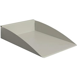 Rapid Screen Desk  Accessory Metal Document Tray Silver Grey