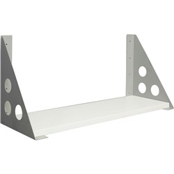Rapid Screen Desk  Accessory 900mmW Shelf White Brackets Sold Seperately