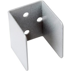 Rapid Desk Divider Screen Wall Starter Bracket Silver Grey