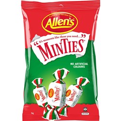 Allens Bulk Lollies Minties 1kg Pack