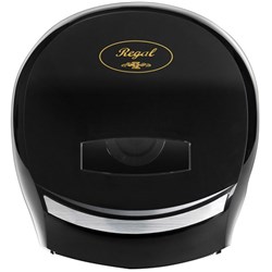 Regal Toilet Roll Dispenser Single Roll Black Jumbo