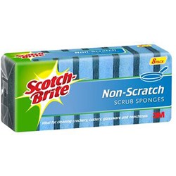 Scotch Brite Sponges Non Scratch Scrub Pack of 8