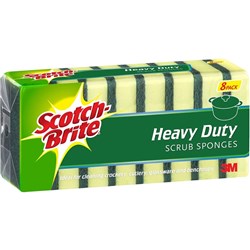 Scotch Brite Sponges Heavy Duty Scrub Pack of 8