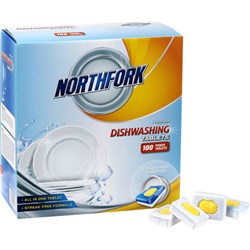 Northfork Dishwashing Tablets All in One Pack of 100