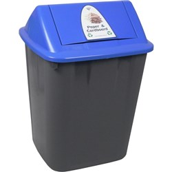 Italplast Waste Separation Bin Paper & Cardboard 32 Litres