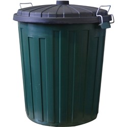 Italplast Garbage Bin 75 Litres Green