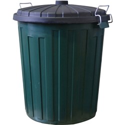 Italplast Garbage Bin 55 Litres Green
