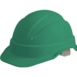 Maxisafe Vented Hard Hat Sliplock Harness Green