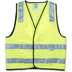 Maxisafe Hi-Vis Day Night Safety Vest Yellow 2 XL