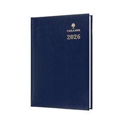 Collins Sterling Diary Day To A Page A5 Blue