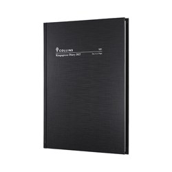 Collins Kingsgrove Diary Day To A Page A5 Black