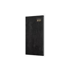 Debden Kyoto Slimline Diary Week To View 88X176mm Black