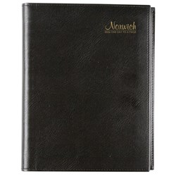 Norwich Diary A4 Day To Page Black