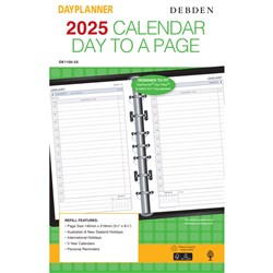 Debden Dayplanner Refill Day To A Page 140X216mm Dayplanner