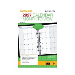 Debden Dayplanner Refill Month To View 140X216mm 216X140Mm