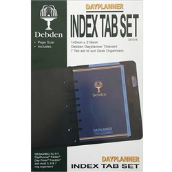 Debden Dayplanner Refill Index Tabs 216X140Mm