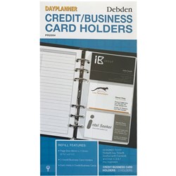 Debden Dayplanner Refill Credit Card Holder 96X172Mm