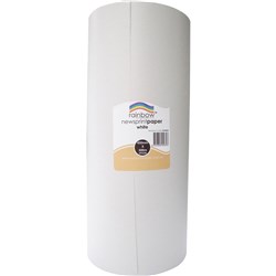 Rainbow Newsprint Roll 49gsm 450x500m White Pack of 500