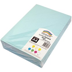 Rainbow System Board A4 200gsm Blue Pack of 200